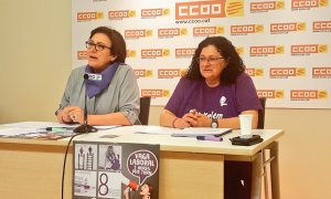 La portaveu de CCOO de Catalunya, Montse Ros.