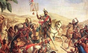 Hernán Cortés lideró la 'conquista' de México. Obrador exige a España que pida perdón.