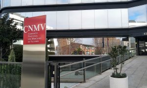 Sede de la Comisión Nacional del Mercado de Valores (CNMV) en Madrid. E.P.