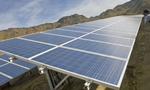 Planta solar fotovoltaica en Rioja (Almería). EFE