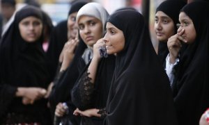 Mujer con el velo islámico. Reuters