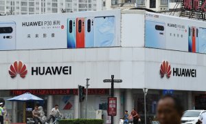 Una tienda de Huawei en la ciudad china de Nanning. /REUTERS