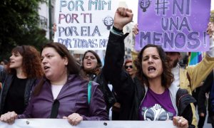 Manifestación en Lisboa contra la violencia machista. - EFE