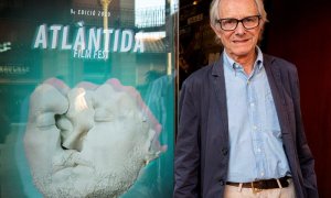 Ken Loach, en Palma de Mallorca este lunes. EFE/ Cati Cladera