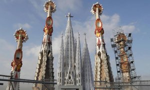 Una imagen del proyecto de la Sagrada Familia.- EFE