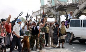 Separatistas del sur de Yemen durante los enfrentamientos contra el gobierno en Adén. / Reuters