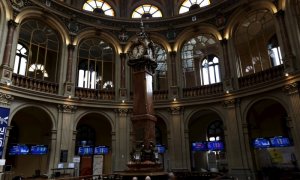 Interior de la Bolsa de Madrid. REUTERS/Susana Vera