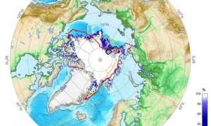 Cobertura de hielo marino en el Ártico a 11 de septiembre. - UNIVERSIDAD DE BREMEN