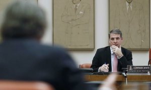 El presidente de SEPI, en una comparecencia en el Congreso. EFE