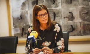 La alcaldesa de Móstoles, Noelia Posse. - EUROPA PRESS