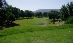 Imagen del campo de golf de la Base Aérea de Torrejón de Ardoz (Madrid), de uso restringido para militares e invitados MDE