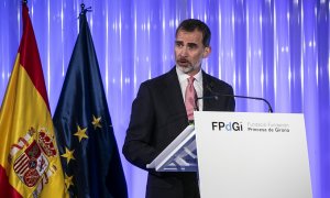 Felip VI en un acte de la Fundació Princesa de Girona. FUNDACIÓ PRINCESA DE GIRONA