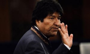 Evo Morales, expresidente de Bolivia, en una foto de archivo tomada en la sede de la ONU. / PETER FOLEY (EFE)