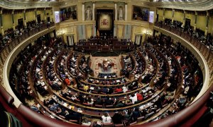 Vista del Hemiciclo del Congreso de los Diputados, en la sesión de constitución de la XIII Legislatura. EFE