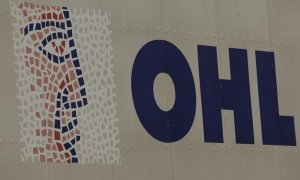 El logo de la constructora OHL. REUTERS/Sergio Pérez