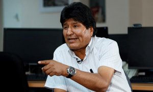 17/11/2019.- El expresidente de Bolivia Evo Morales este domingo 17 de noviembre de 2019 durante una entrevista con Efe en Ciudad de México (México). Morales tiene "mucho miedo" a que estalle en Bolivia una guerra civil por lo que hizo un llamamiento este