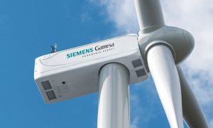 Un aerogenerador de Siemens Gamesa. E.P.