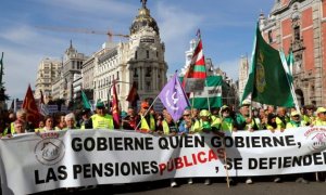 Manifestación en Madrid para reclamar unas pensiones dignas / EFE