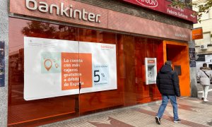 Oficina de Bankinter en Madrid. E.P.