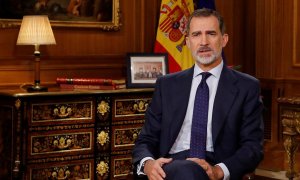 El Rey Felipe VI dirige a los españoles el tradicional mensaje de Navidad | EFE