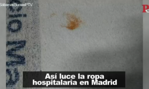 Heces, pis y sangre en la ropa hospitalaria de la Comunidad de Madrid