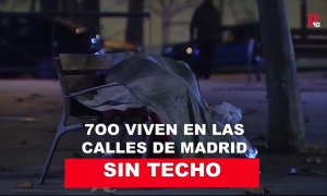 Sin techo: 700 viven en las calles de Madrid