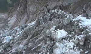 Riesgo de colapso de un glaciar en el Montblanc por el deshielo acelerado