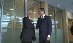 Guaidó se reúne en Bruselas con Borrell y Schinas