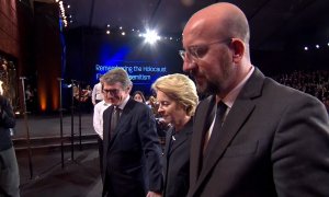 Von der Leyen en acto conmemoración Holocausto en Israel