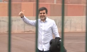 Jordi Sánchez sale de Lledoners para disfrutar de su primer permiso penitenciario