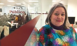 Alicia Torija, coordinadora de la obra 'Mujeres en la Guerra Civil y la Posguerra'.- CHRISTIAN GONZÁLEZ