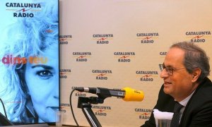 Torra, durant l'entrevista a Catalunya Ràdio.