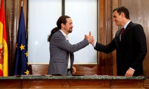 Pedro Sánchez y Pablo Iglesias