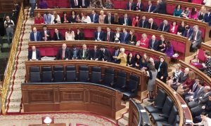 Diputados de Vox como Manuel Mariscal sentados en los escaños que tradicionalmente corresponden al PSOE: PÚBLICO