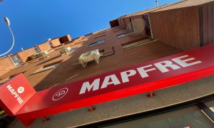 Oficina de la aseguradora Mapfre en Madrid. E.P./Eduardo Parra