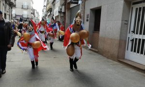 Salen las Pantallas en el Carnaval de Xinzo de Limia