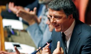 El primer ministro italiano, Matteo Renzi, se dirige al Parlamento el pasado mes de agosto de 2019. /REUTERS