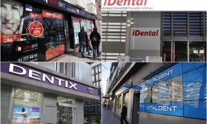 Imágenes de clínicas de Funnydent, IDental, Dentix y Vitaldent. EFE