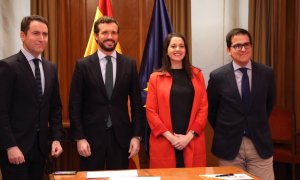 PP y Cs firman que el PP elija al candidato en Euskadi