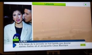 Captura de pantalla del momento del ataque machista a la periodista de RTVC.