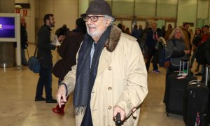 18.12.2019 /  Plácido Domingo en el aeropuerto en una imagen de archivo. / EUROPA PRESS- Raúl Terrel