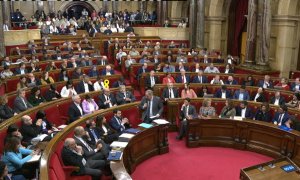 Pleno en el Parlament de Catalunya