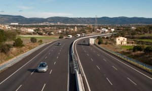 Autopista gestionada por Abertis. E.P.