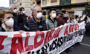 Protesta en Zaldibar