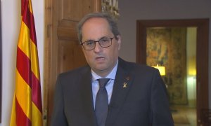 Torra anuncia que ha dado positivo en coronavirus