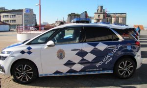 Un coche de la Policía local de Vigo.-EFE