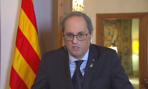 Torra insiste en el "confinamiento" para Cataluña