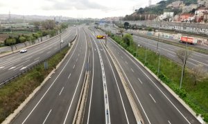 Entrada a Barcelona por la Autopista del Vallès