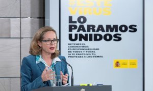 La vicepresidenta tercera y ministra de Asuntos Económicos y Transformación Digital, Nadia Calviño. EFE/MONCLOA/Borja Puig de la Bellacasa