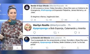 Vox propone a Aznar, Felipe González o Rosa Díez al frente de un "Gobierno de emergencia" y los tuiteros lanzan sus propuestas